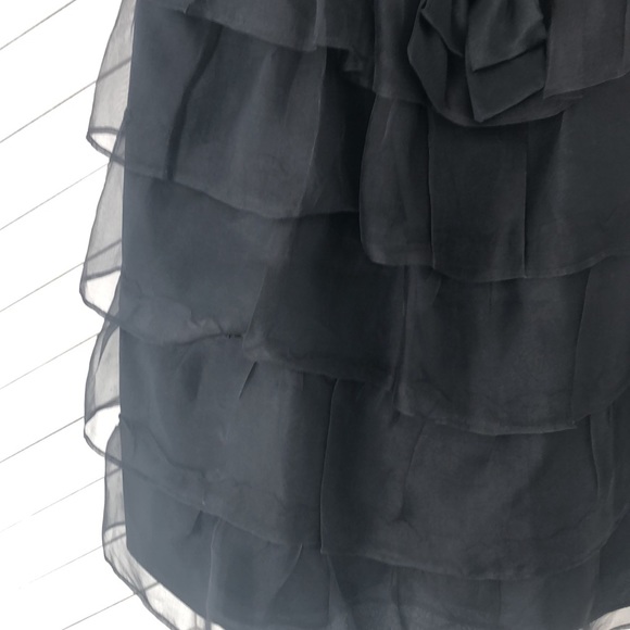 Anthropologie Corey Lynn Carter tiered ruffles dress size 4 prom dress wedding - Picture 6 of 12
